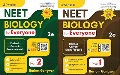 Cengage NEET Biology For Everyone: Part 1 And 2(Paperback, Hariom Gangwar)