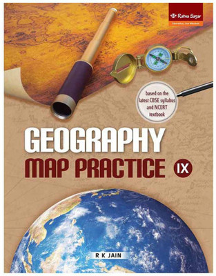 Ratna Sagar Geography Map Practice Class 9(Paperback, R.K. JAIN)