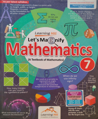 Let's Magnify Mathematics A Textbook Of Mathematics Class 7(Pepper back, Asha Ashok)