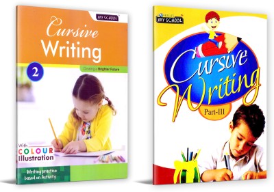 Combo 2 Book Of Cursive Writing Part-2 & 3(Paperback, Bookmate publisher)