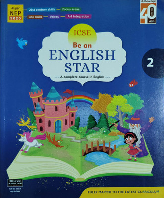 ICSE Be An English Star A Complete Course In English Class 2(Pepper back, Uma Raman)