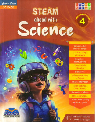 STEAM Ahead With Science 4(Paperback, Dr. Dipti Gupta, Charles Baker Books)