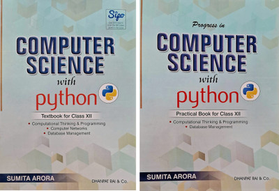 Progress In Computer Science With Python Textbook & Practical Book For Class 12 - By Sumita Arora (2025-26 Examination)(Paperback, Sumita Arora)
