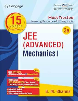 JEE Advanced Mechanics I With FREE 47 YEARS JEE ADVANCED PYQ’s, Videos & Online Assessments(Paperback, Cengage Learning India)