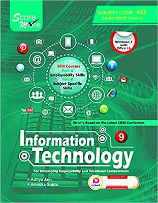 CBSE /IT/ Information Technology/ Computer/ Code 402/ Developing Employability/Vocational Competencies/ Based On NCERT/ Class 9 / ScoreMore/Practice