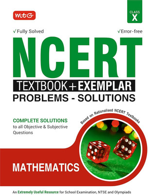 MTG NCERT Textbook + Exemplar Problem Solutions Class 10 Mathematics | Complete Solutions To All Objective & Subjective Questions (Paperback, MTG Editorial Board)(Paperbook, MTG Editorial Board)