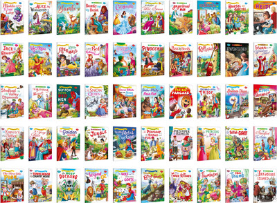 World Famous Fairy Tales Complete Combo | Set Of 50 Story Books For Kids(Paperback, Sawan)