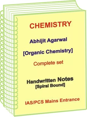 Abhijit Agarwal Handwritten Notes Of Organic Chemistry For IAS Mains Entrance(Hardcover, Abhijit Agarwal IAS Topper)