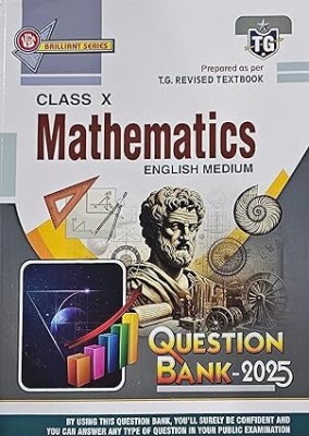 Class X Mathematics Question Bank 2025 | English Medium TG Revise TextBook VGS Briliant Series(Paperback, V.G.S)