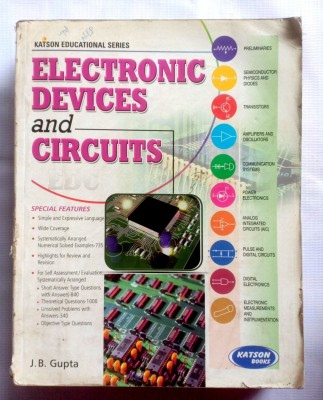 Electronic Devices And Circuits (Old Used Book)(Paperback, J. B. GUPTA)