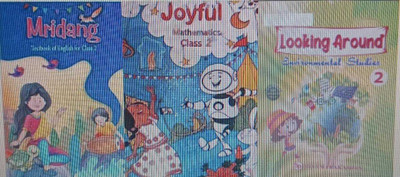 Ncert Mridang,joyful Textbook + Looking Around Workbook For Class 2 ( Combo Set Of 3 Books)(PAPERPACK, NCERT) Ncert Mridang,joyful Textbook + Looking Around Workbook For Class 2 ( Combo Set Of 3 Books)(PAPERPACK, NCERT)