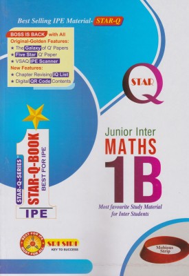 Star-Q Senior Junior Inter Maths 1B Study Material 2024-25 Edition(English Medium)(Paperback, Sri Siri)