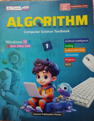 Algorithm Computer Science Textbook Class 1(Paperback, Asha Sharma)
