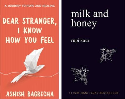 [Bestselling Poetry Combo] Dear Stranger, I Know How You Feel + Milk And Honey With Free Bookmarks(Paperback, Ashish Bagrecha, Rupi Kaur)