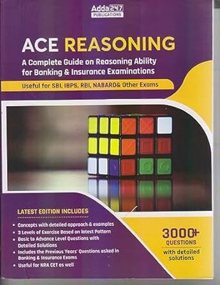Ace Reasoning Ability For Banking And Insurance Book 2021 (Third English Edition) (Paperback, Adda247 Publications)(BOOK, ADDA)
