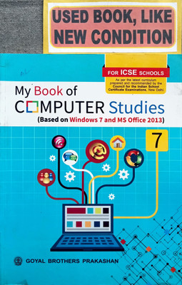 Icse My Book Of Computer Studies Class-7(Old Book)(Paperback, RASHI BANSAL, SAYAN BANERJEE)