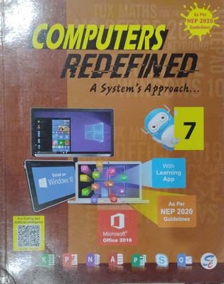 Computers Redefined A System Approach Class 7(Pepper back, Madhurima roy choudhury)