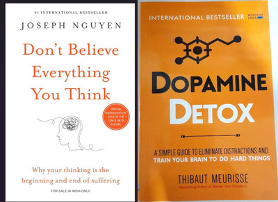 Combo Of 2 Book (Dopamine + Don't Believe Everything You Think )(Paperback, Joseph Nguyen, Thibaut Meurisse)