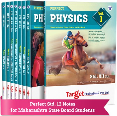 Std 12 Physics, Chemistry, Maths & Biology | PCMB | Science |Perfect| HSC Maharashtra Board |8 Books(Paperback, Content Team at Target Publications)