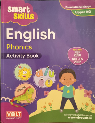 Smart Skills English Phonics (Activity Book) Upper KG(Paperback, Volt Learning)