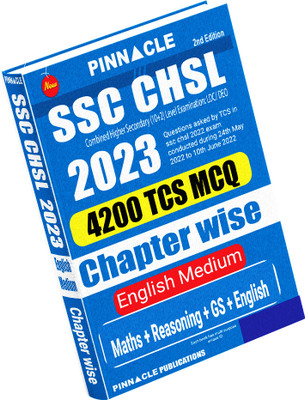SSC CHSL (10+2) 2023 Exam: Chapter-Wise English Medium Book | Latest TCS Questions(Paperback, Pinnacle Publications)