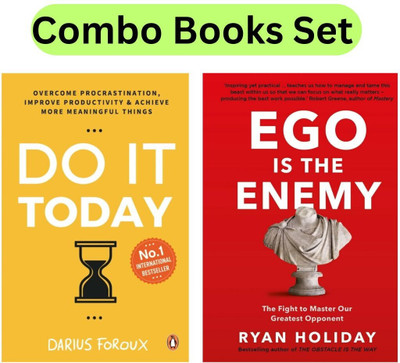 Do It Today & Ego Is Enemy : The Fight To Master Our Greatest Opponent (Combo Books Set)(Paperback Book, Ryan Holiday, Darius Foroux)