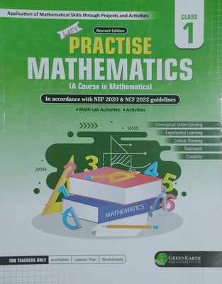 Let's Practise Mathematics Class 1(Peper back, Green earth)