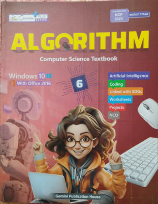 Algorithm Computer Science Textbook Class 6(Paperback, Asha Sharma)
