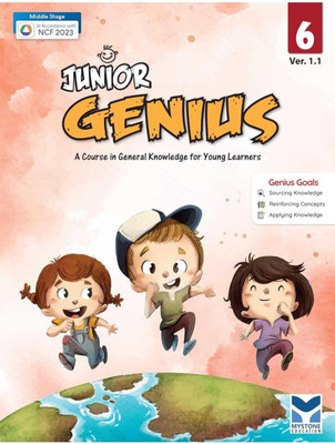 Junior Genius For Class - 6 Ver.1 (A Course In General Knowledge For Young Learners)(Paperback, Ajay Poonia)
