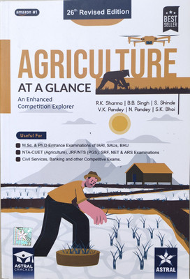 AGRICULTURE AT A GLANCE (26th Edition)(Paperback, Sharma, Singh, Shinde, Pandey, Pandey, Bhoi)