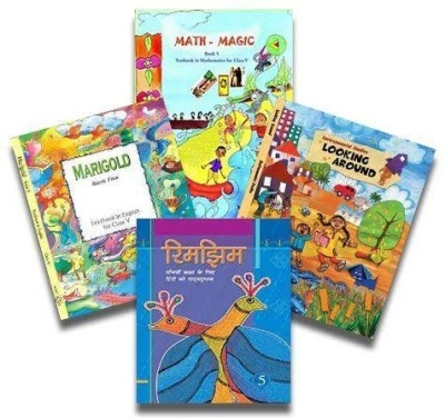 Ncert 5 Class Book Set Marigold Rimjhim Evs And Maths(Paperback, NCERTBOOKS)