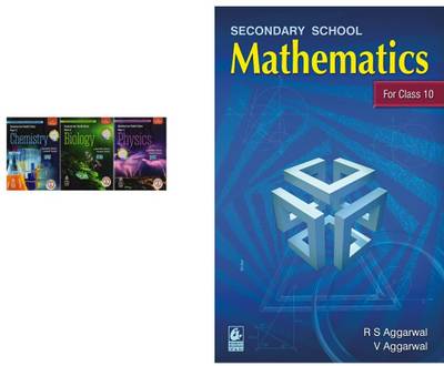 Combo Pack: Lakhmir Singh Class 10 Science (Biology, Physics, Chemistry) With Free Virtual Reality Gear + Secondary School Mathematics For Class 10 (Examination 2020-2021) (Set Of 2 Books)