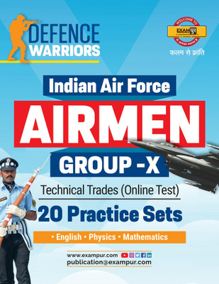 Defence Warrior Indian Air Force Airmen Group-X Technical Trades Practice Set In English(Paperback, VIVEK SIR)