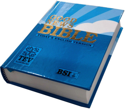 Good News Bible (GNB) Today's English Version HB (Blue) Compact Illustration/Index 2024 Contains Old And Testament BSI(Hardcover, God's Word)