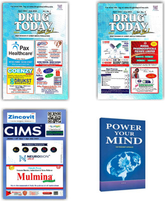 DRUG TODAY Vol 1 & 2 Along With CIMS Latest Edition And Power Your Mind Book - Pack Of 2 Book [ ENGLISH MEDIUM ](Paperback, DRUG TODAY)