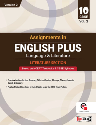 Assignment In English Plus Language & Literature Class 10 Vol II(Paperback, full marks)