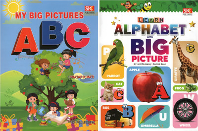 Combo SK Publishers My Big Pictures ABC & Learn Alphabet With Big Picture | Early Learning English Alphabet Books For Kids | By Pratap K Mati & Anil Mohanty(Paperback, SK GROUP OF WRITERS)
