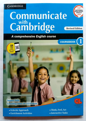 Communicate With Cambridge Coursebook Class-1(Old Book)(Paperback, SANJANA MULLA)