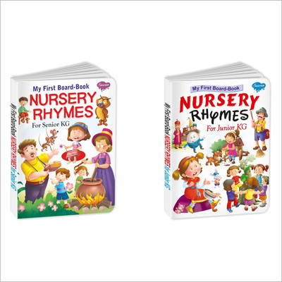Sawan Present Set Of 2 Books | My First Board Book | Nursery Rhymes For Junior KG And Nursery Rhymes For Senior KG(Board Book, Manoj Publications Editorial Board)