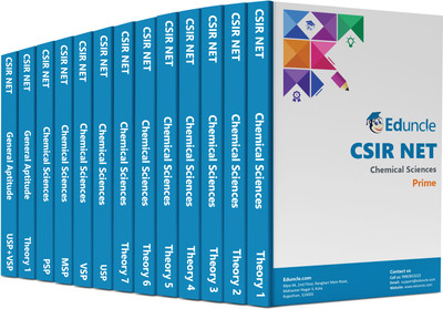 CSIR NET Chemical Science Book 2023 Complete Theory Guide, Test Series, General Aptitude And Practice Question Paper (Set Of 13) Latest Edition By Eduncle(Paperback, Eduncle)