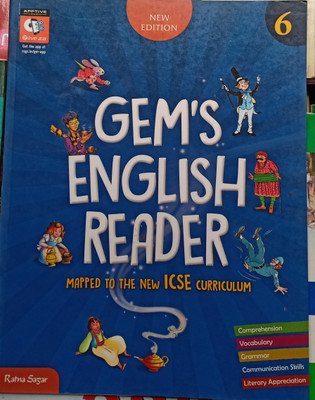 ICSE Gems English Reader Class 6(Pepper back, Fr a jacob, Sonia dhir, L george, Devyani Brahma)