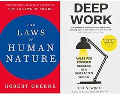 The Laws Of Human Nature + Deep Work: Rules For Focused Success In A Distracted World (Set Of 2 Books)(Paperback, Combo) The Laws Of Human Nature + Deep Work: Rules For Focused Success In A Distracted World (Set Of 2 Books)(Paperback, Combo)