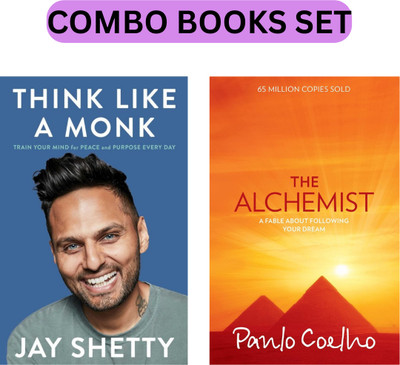 Think Like A Monk & The Alchemist Self-Help Books (Combo Book Set)(Paperback, Paulo Coelho, Jay Shetty)