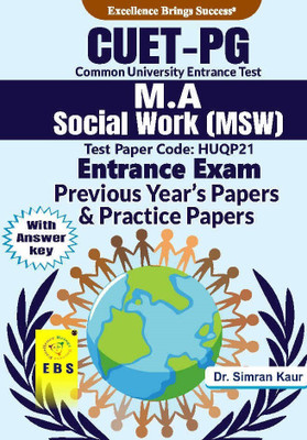 CUET MSW Social Work / MA Social Work ( Test Paper Code - HUQP21 ) Previous Year Papers & Practice Papers ( English Medium )(Paperback, Dr. Simran Kaur)