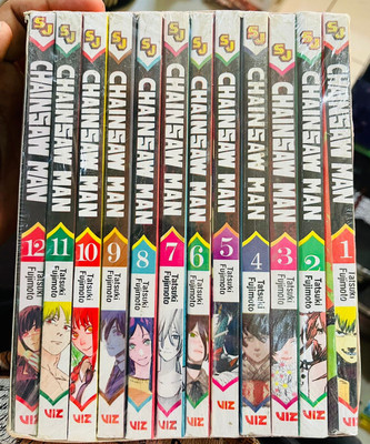 Chainsaw Man Manga Combo Set (Vol. 1–12) By Tatsuki Fujimoto | Complete Action-Horror Series | English Paperback Collection(Paperback, Others, Tatsuki Fujimoto)