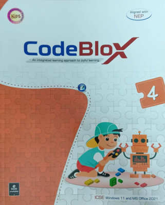 Codeblox An Integrated Learning Approach To Joyful Learning Class 4(Pepper back, Kips learning)