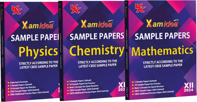 Xam Idea Sample Papers Simplified Bundle Set Of 3 Books (Physics, Chemistry, Mathematics) Class 12 For 2024 Board Exam |(Paperback, Xamidea Editorial Board)