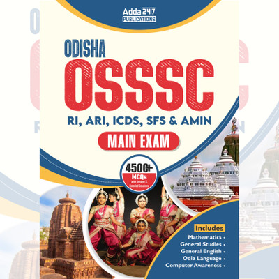 Odisha OSSSC Combined Recruitment MAIN Exam Guide For RI,ARI,ICDS,SFS,AMIN Book With 4500+ MCQs With Answer & Detailed Solution(Paperback, Adda247 Publications) Odisha OSSSC Combined Recruitment MAIN Exam Guide For RI,ARI,ICDS,SFS,AMIN Book With 4500+ MCQs With Answer & Detailed Solution(Paperback, Adda247 Publications)