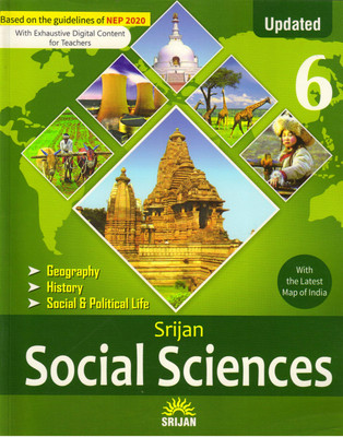 Srijan, Social Sciences Class - 6 
(Geography,history,social & Political Life)(Paperback, RENU VERMA)