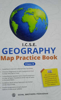 ICSE Geography Map Practice Book For Class-10(Paperback, A Panel of Teachers)